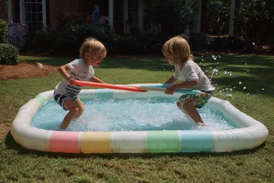 Pool Noodle Jousting